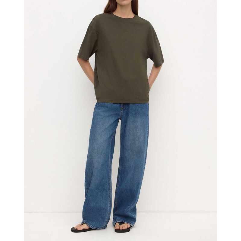 Assembly Label Kira Cotton Hemp Tee Dark Military image number 3
